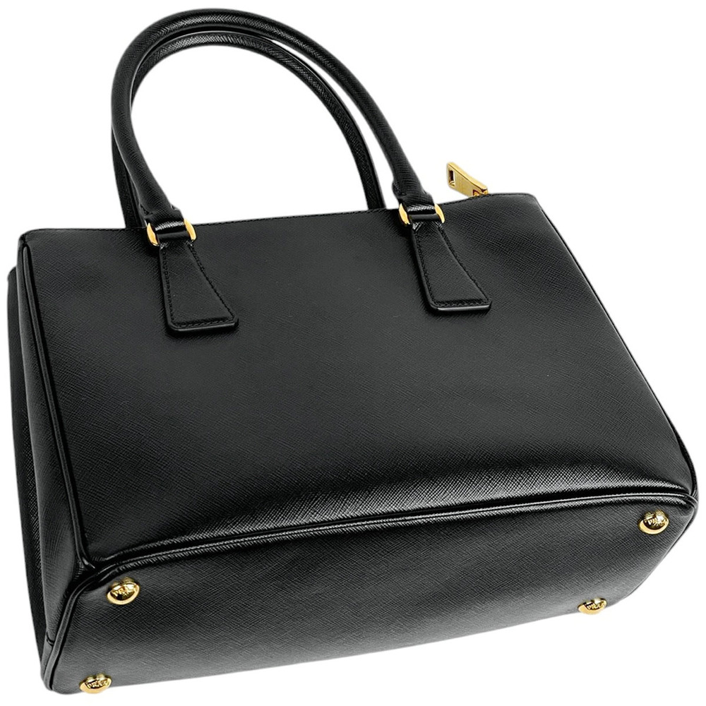 Prada Handbag Galleria Black Saffiano Leather Bag Shoulder